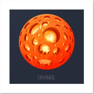 Orange Planet Posters and Art
